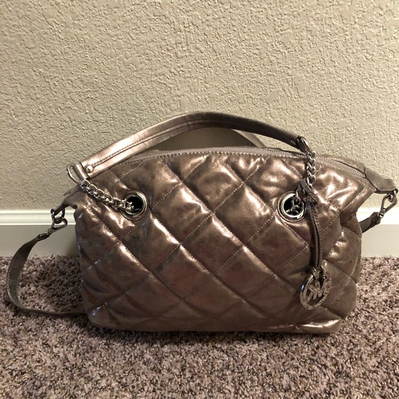 🆕 Michael Kors Metallic Bag - Picture 1 of 6